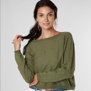 Billabong No Regrets Wide Neck Cropped Sweater